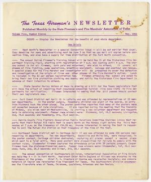 The Texas Fireman's Newsletter, Volume 5, Number 11, May 1966