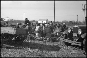 [Photograph of Workers on Break]