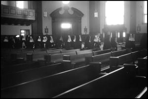 [Photograph of Nuns in St. James Catholic Church]