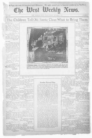 The West Weekly News. (West, Tex.), Vol. 3, No. 11, Ed. 1 Friday, December 15, 1911