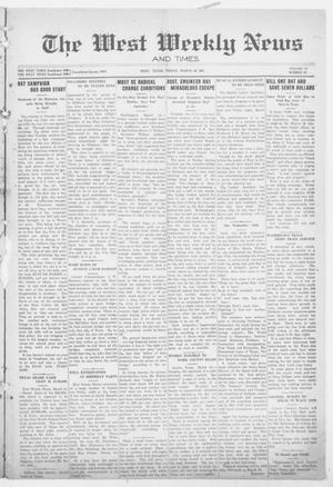 The West Weekly News and Times. (West, Tex.), Vol. 13, No. 23, Ed. 1 Friday, March 18, 1921