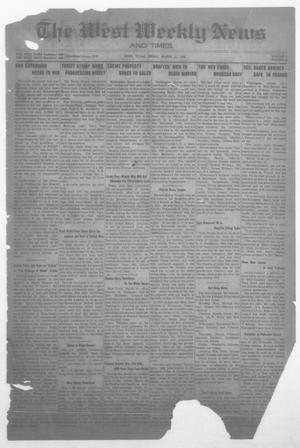 The West Weekly News and Times. (West, Tex.), Vol. 9, No. 24, Ed. 1 Friday, March 15, 1918
