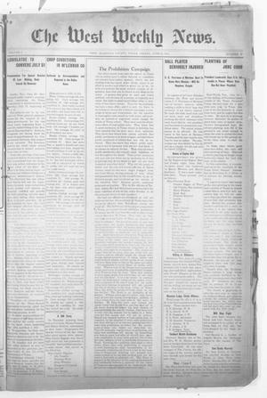 Primary view of object titled 'The West Weekly News. (West, Tex.), Vol. 2, No. 37, Ed. 1 Friday, June 23, 1911'.
