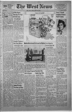 Primary view of object titled 'The West News (West, Tex.), Vol. 51, No. 40, Ed. 1 Friday, February 28, 1941'.