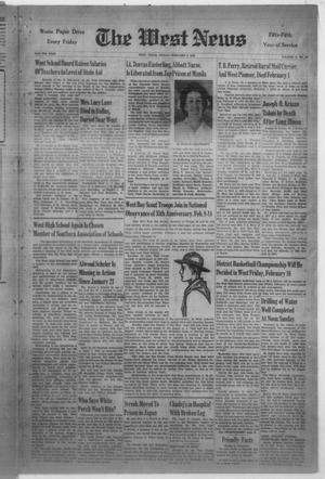 The West News (West, Tex.), Vol. 55, No. 38, Ed. 1 Friday, February 9, 1945
