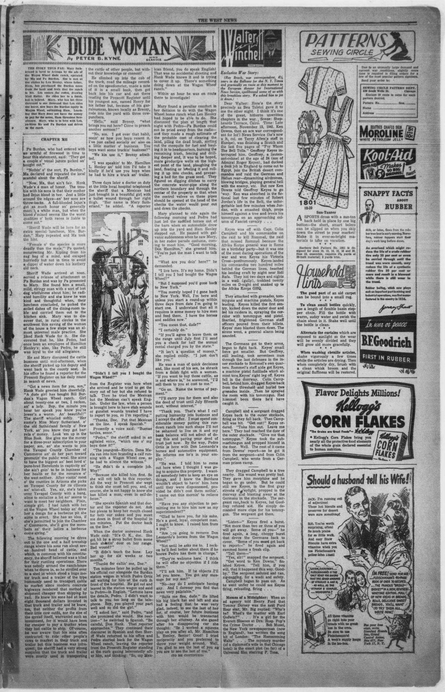 The West News (West, Tex.), Vol. 55, No. 1, Ed. 1 Friday, May 26, 1944
                                                
                                                    [Sequence #]: 9 of 10
                                                