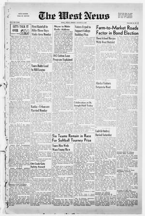 Primary view of object titled 'The West News (West, Tex.), Vol. 58, No. 13, Ed. 1 Friday, August 15, 1947'.