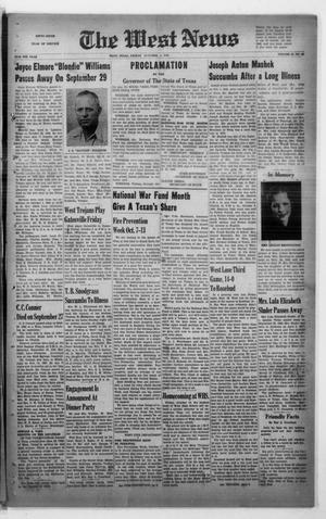 The West News (West, Tex.), Vol. 56, No. 20, Ed. 1 Friday, October 5, 1945