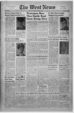 The West News (West, Tex.), Vol. 55, No. 30, Ed. 1 Friday, December 22, 1944