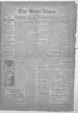 Primary view of object titled 'The West News (West, Tex.), Vol. 40, No. 42, Ed. 1 Friday, March 21, 1930'.