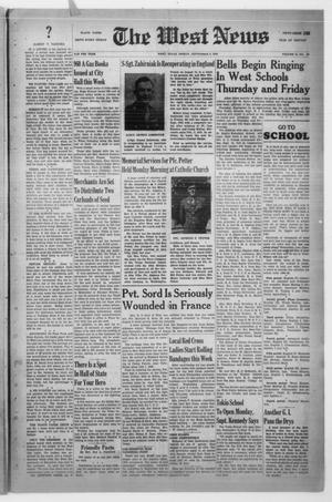 The West News (West, Tex.), Vol. 55, No. 16, Ed. 1 Friday, September 8, 1944