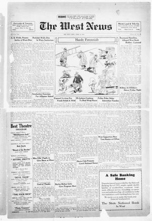 Primary view of object titled 'The West News (West, Tex.), Vol. 44, No. 48, Ed. 1 Friday, April 27, 1934'.