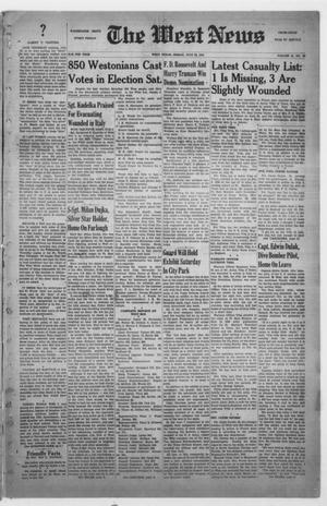 The West News (West, Tex.), Vol. 55, No. 10, Ed. 1 Friday, July 28, 1944