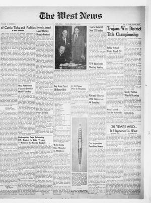 The West News (West, Tex.), Vol. 68, No. 41, Ed. 1 Friday, February 13, 1959