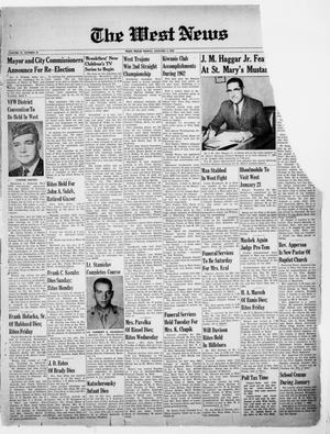 The West News (West, Tex.), Vol. 72, No. 36, Ed. 1 Friday, January 4, 1963