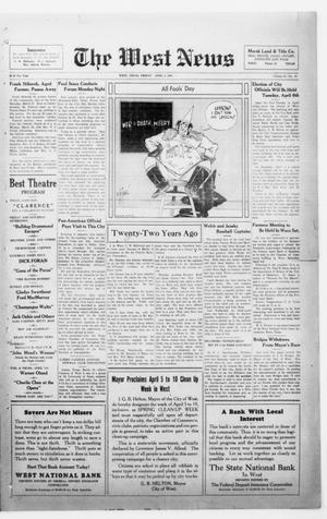 The West News (West, Tex.), Vol. 47, No. 45, Ed. 1 Friday, April 2, 1937