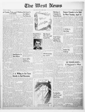 The West News (West, Tex.), Vol. 67, No. 48, Ed. 1 Friday, April 4, 1958