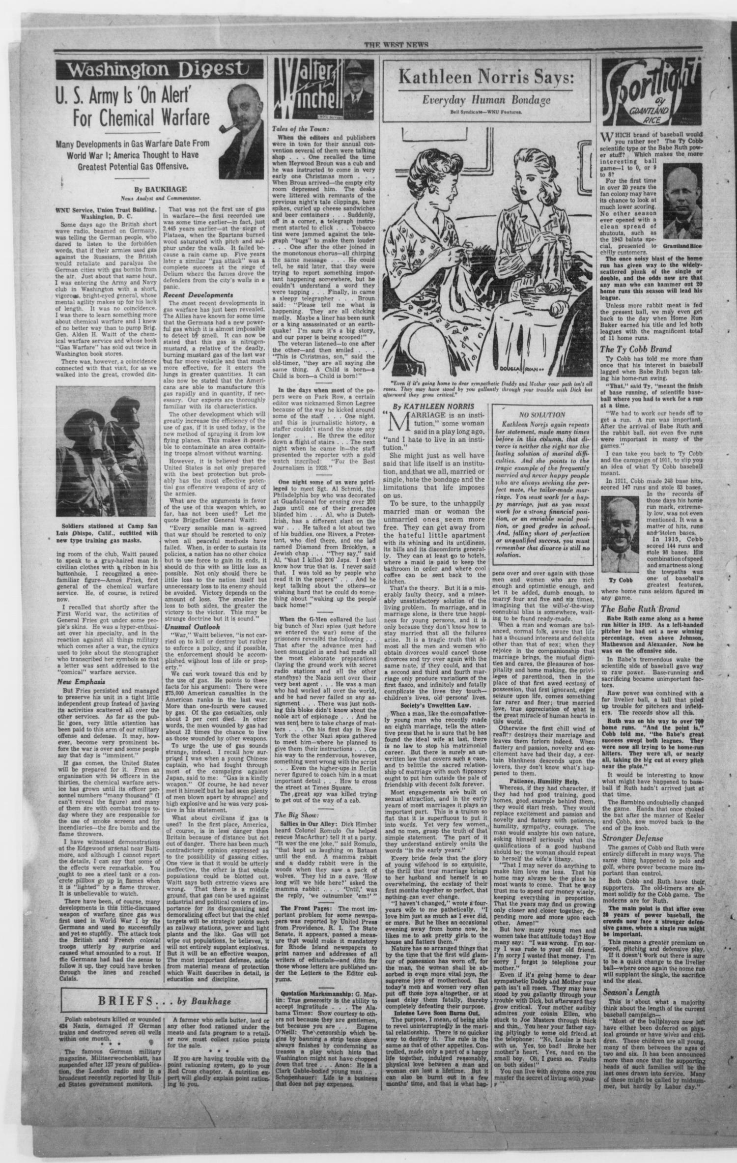 The West News (West, Tex.), Vol. 53, No. 51, Ed. 1 Friday, May 14, 1943
                                                
                                                    [Sequence #]: 2 of 16
                                                