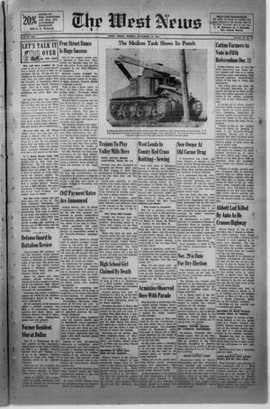 The West News (West, Tex.), Vol. 52, No. 24, Ed. 1 Friday, November 14, 1941