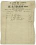 Primary view of [A French sales receipt for champagne, May 18, 1831]