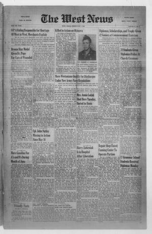 The West News (West, Tex.), Vol. 56, No. 2, Ed. 1 Friday, June 1, 1945