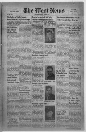 The West News (West, Tex.), Vol. 55, No. 42, Ed. 1 Friday, March 9, 1945