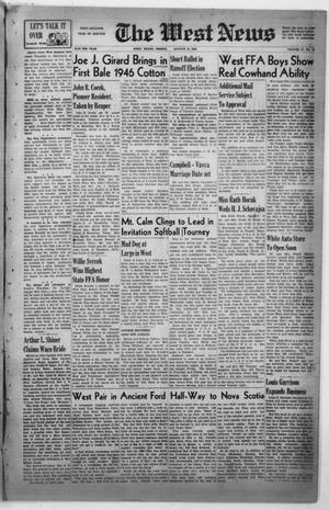 The West News (West, Tex.), Vol. 57, No. 13, Ed. 1 Friday, August 16, 1946