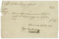 Primary view of [Paris receipt of sales from Jose Baiges to Lorenzo de Zavala, April 14, 1831]