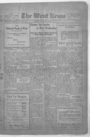 Primary view of object titled 'The West News (West, Tex.), Vol. 36, No. 52, Ed. 1 Friday, May 28, 1926'.