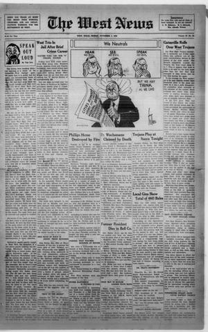 Primary view of The West News (West, Tex.), Vol. 50, No. 23, Ed. 1 Friday, November 3, 1939