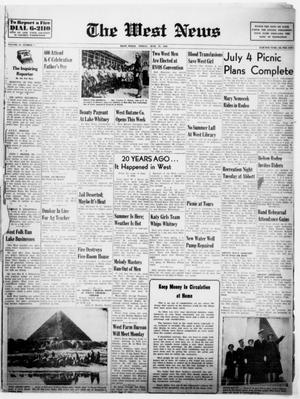 The West News (West, Tex.), Vol. 64, No. 7, Ed. 1 Friday, June 25, 1954