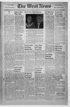 The West News (West, Tex.), Vol. 55, No. 22, Ed. 1 Friday, October 20, 1944