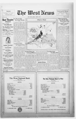 The West News (West, Tex.), Vol. 47, No. 47, Ed. 1 Friday, April 16, 1937