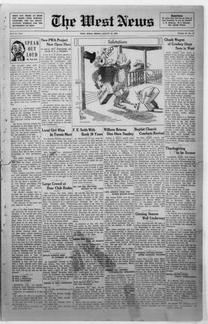 Primary view of object titled 'The West News (West, Tex.), Vol. 50, No. 12, Ed. 1 Friday, August 18, 1939'.