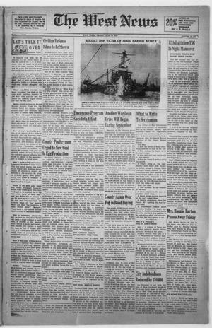 The West News (West, Tex.), Vol. 54, No. 4, Ed. 1 Friday, June 18, 1943