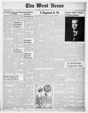 The West News (West, Tex.), Vol. 68, No. 34, Ed. 1 Friday, December 26, 1958