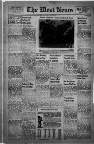 Primary view of object titled 'The West News (West, Tex.), Vol. 52, No. 42, Ed. 1 Friday, March 13, 1942'.