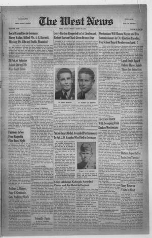 The West News (West, Tex.), Vol. 55, No. 45, Ed. 1 Friday, March 30, 1945