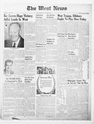 The West News (West, Tex.), Vol. 66, No. 27, Ed. 1 Friday, November 9, 1956