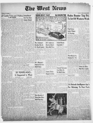The West News (West, Tex.), Vol. 68, No. 14, Ed. 1 Friday, August 8, 1958