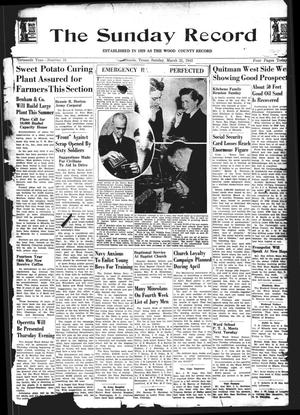 The Sunday Record (Mineola, Tex.), Vol. 30, No. 51, Ed. 1 Sunday, March 21, 1943