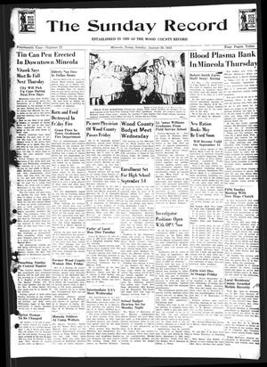 The Sunday Record (Mineola, Tex.), Vol. 31, No. 22, Ed. 1 Sunday, August 29, 1943
