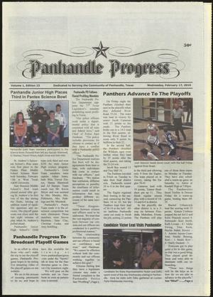 Panhandle Progress (Panhandle, Tex.), Vol. 1, No. 23, Ed. 1 Wednesday, February 17, 2010