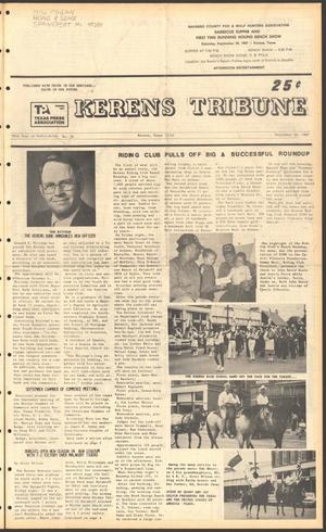Primary view of object titled 'Kerens Tribune (Kerens, Tex.), Vol. 95, No. 36, Ed. 1 Thursday, September 24, 1987'.