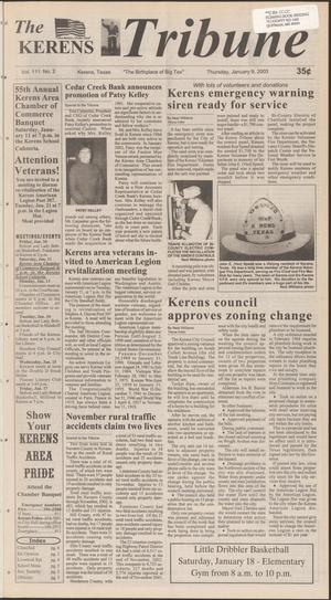 The Kerens Tribune (Kerens, Tex.), Vol. 111, No. 2, Ed. 1 Thursday, January 9, 2003