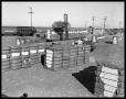 Photograph: Stacks of Cotton at Cotton Gin #1