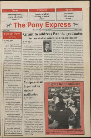 Primary view of object titled 'The Pony Express (Carthage, Tex.), Vol. 51, No. 10, Ed. 1 Tuesday, May 8, 2001'.