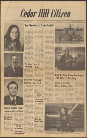 Cedar Hill Citizen (Cedar Hill, Tex.), Vol. 2, No. 11, Ed. 1 Thursday, September 20, 1973