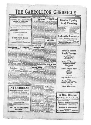 The Carrollton Chronicle (Carrollton, Tex.), Vol. 23, No. 7, Ed. 1 Friday, January 7, 1927