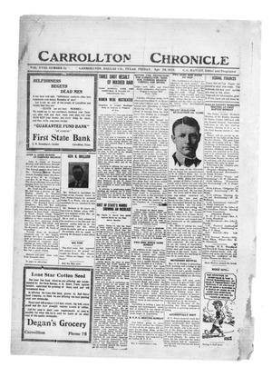 Carrollton Chronicle (Carrollton, Tex.), Vol. 18, No. 22, Ed. 1 Friday, April 28, 1922